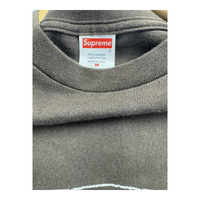 Supreme SS14 KAWS Chalk Box Logo Tee — Brown