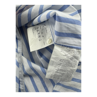 CDG Homme Plus Striped Shirt — Rolling Stones Tongue Print