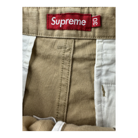 Supreme Chino Short — Khaki Ripstop Cotton, Size 30