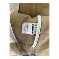 Supreme Chino Short — Khaki Ripstop Cotton, Size 30