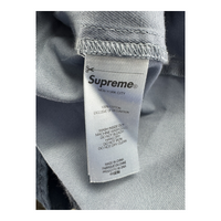 Supreme Reflective Stripe S/S Work Shirt - Navy (SS25)