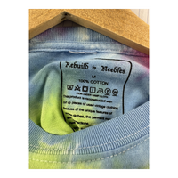 Needles Rebuild Tie-Dye Short Sleeve Tee — Multi-Panel Spiral Dye #04