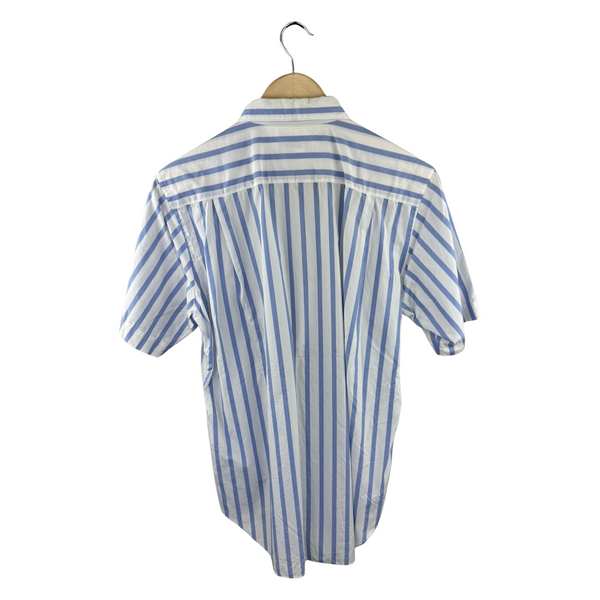 CDG Homme Plus SS18 Striped Shirt — Rolling Stones Tongue Print