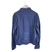 Junya Watanabe MAN x Levi's AD2011 Trucker Jacket — Tigers Graphic Navy