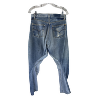 Rebuild by Needles Levi's Patchwork Denim Jean — Two-Tone Indigo Splice, Size 30