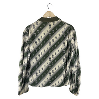 Junya Watanabe MAN Zip Jacket — Paratrooper Skull Diagonal Stripe Print