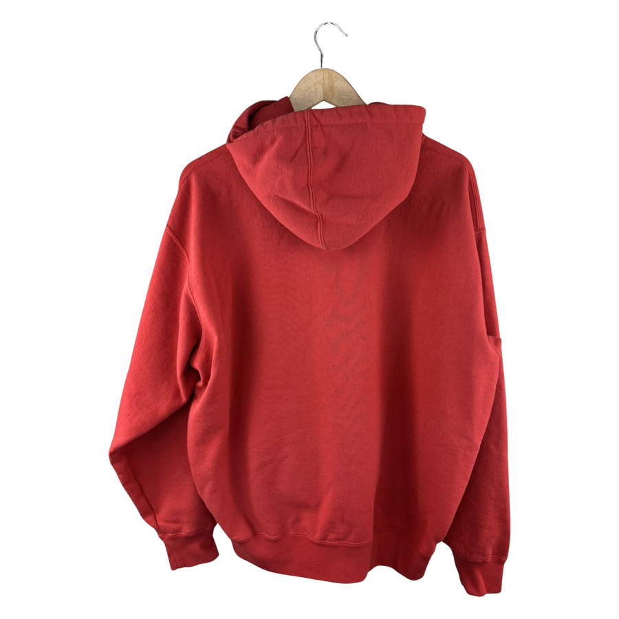 Supreme 'Is Love Stronger Than Fear' Hoodie — Red