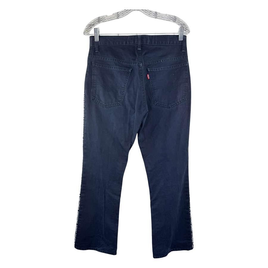 Junya Watanabe MAN x Levi's Cotton Twill Pant - Side Seam Text, Navy