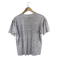 Junya Watanabe MAN Floral Tee — All-Over Barbed Wire Print