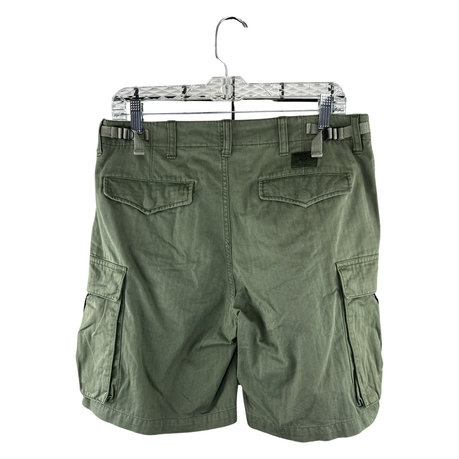 Supreme Cargo Short — Olive Herringbone Twill