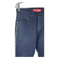 Junya Watanabe MAN x Levi's Cotton Twill Pant - Side Seam Text, Navy
