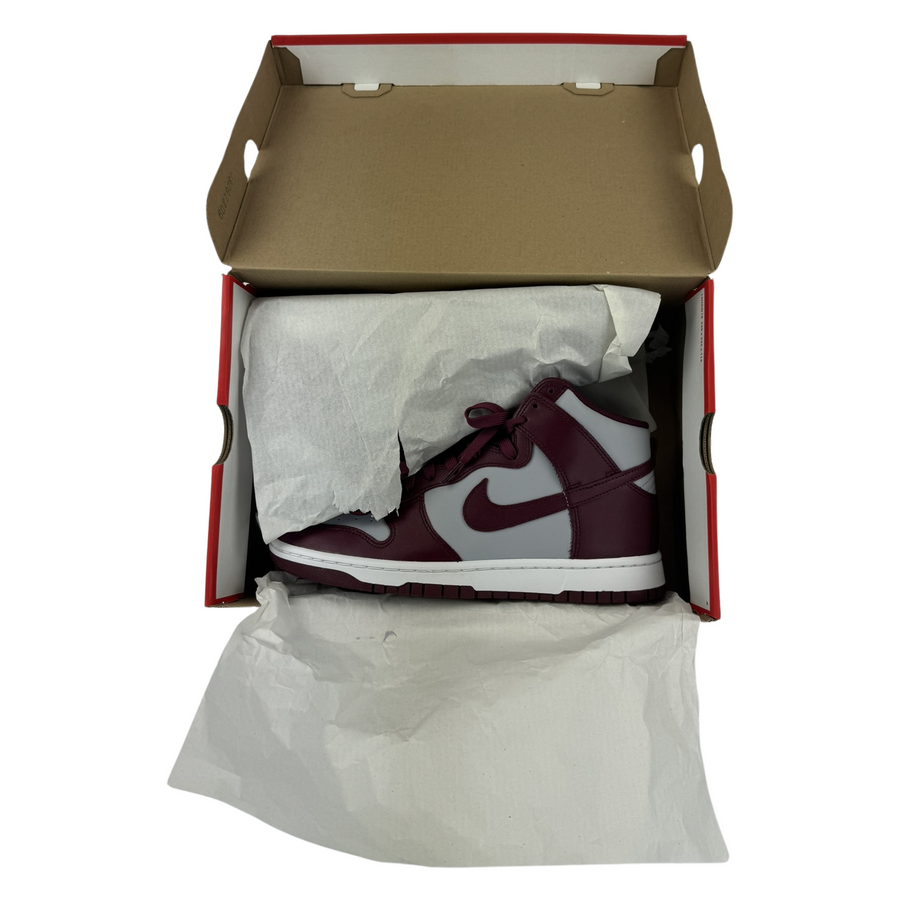 Nike Dunk High Retro — Dark Beetroot / Wolf Grey (DD1399-600)