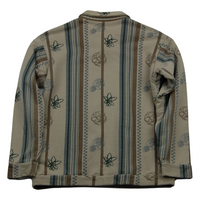 Undercover x Futura — DAVF Collared Sweatshirt in Beige / Size M