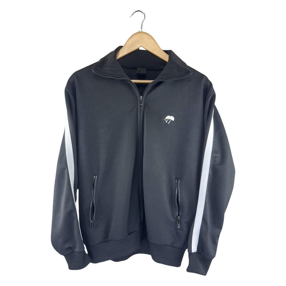 Number (N)ine Track Jacket - Black/White Side Stripes