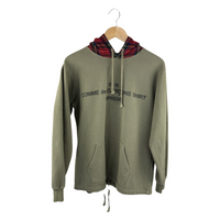 Comme des Garçons SHIRT x Supreme FW15 Pullover Hoodie — Olive / Tartan Plaid Hood