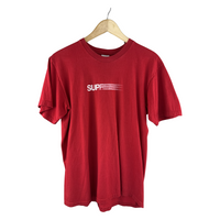 Supreme SS16 Motion Logo Tee — Red