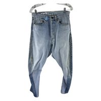 Rebuild by Needles Levi's Patchwork Denim Jean — Two-Tone Indigo Splice, Size 30