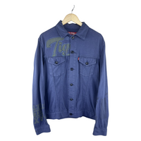 Junya Watanabe MAN x Levi's AD2011 Trucker Jacket — Tigers Graphic Navy