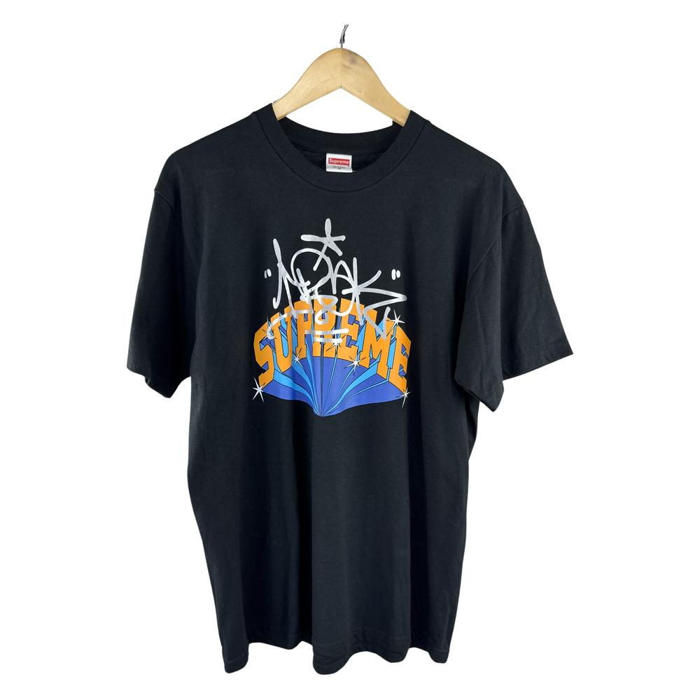 Supreme SS15 Neal Grafitti Logo Tee — Black