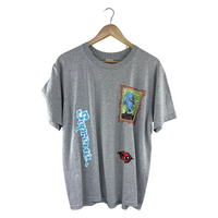 Supreme 'Alien' Graphic Tee — Heather Grey, Team Supream Back Print