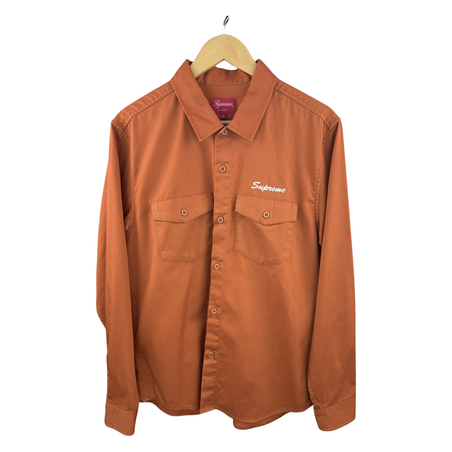 Supreme Waste Work Shirt - Burnt Orange (FW17)