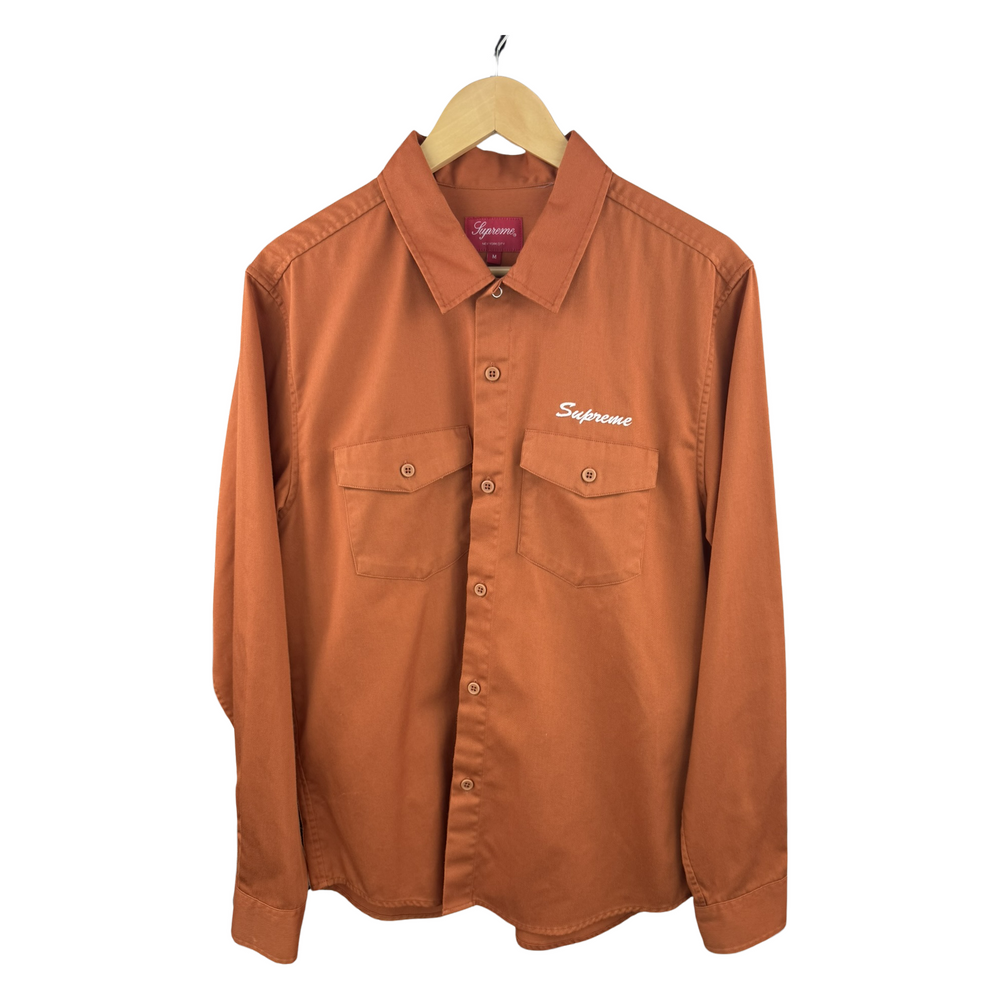Supreme Waste Work Shirt - Burnt Orange (FW17)