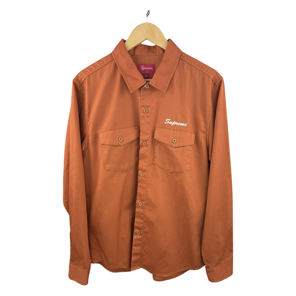 Supreme Waste Work Shirt - Burnt Orange (FW17)