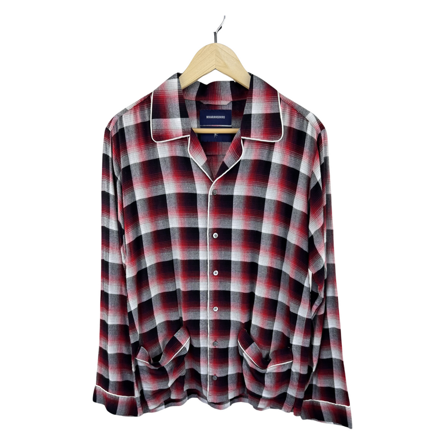MIHARAYASUHIRO Plaid Pajama Shirt - Red/Black