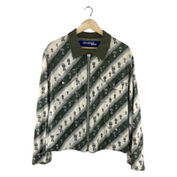 Junya Watanabe MAN Zip Jacket — Paratrooper Skull Diagonal Stripe Print