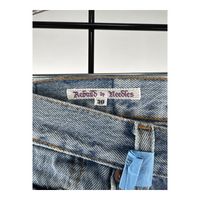 Rebuild by Needles Levi's Patchwork Denim Jean — Two-Tone Indigo Splice, Size 30