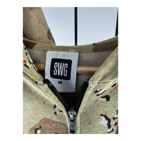 SWG Desert Camo Full-Zip Hoodie - Olive/Brown