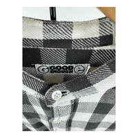 Goodenough Buffalo Check Pullover Shirt — Black/White Flannel