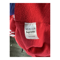 Supreme SS07 'Illegal Business Controls America' Zip Hoodie — Red Allover Print