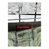 Supreme Cargo Short — Olive Herringbone Twill