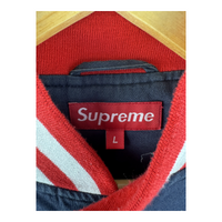 Supreme 'NY 94' Cotton Varsity Jacket — Navy/Red/White