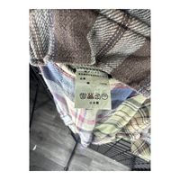 Nepenthes Patchwork Madras Cargo Shorts — Multi-Plaid Cutoff